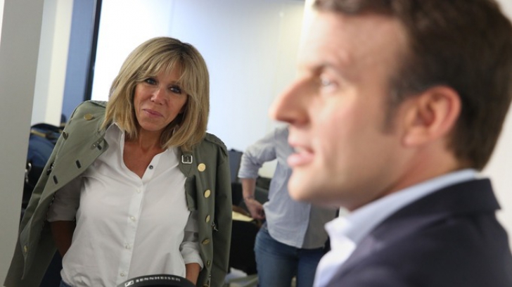 Emmanuel Macron, declaraţie de dragoste pentru Brigitte, în direct la CNN