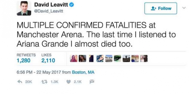 ÎNFIORĂTOR! "Gluma" macabră care a şocat internetul, după tragedia de la Manchester Arena