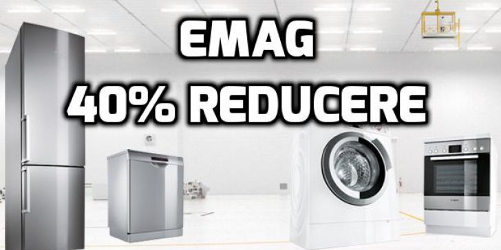 eMAG – Reduceri de 40% la electrocasnice – 7 oferte de neratat