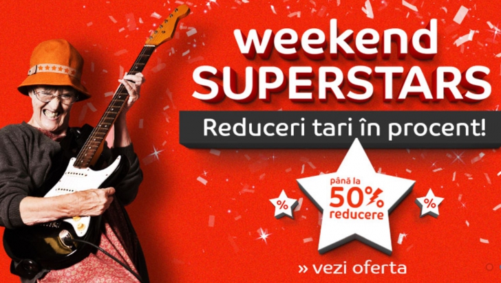eMAG Weekend Superstars – Reduceri tari in procent! Pana la 50% discount