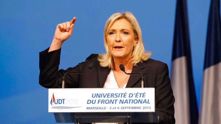 Marine Le Pen s-a întors în fruntea partidului de extremă dreaptă Frontul Naţional