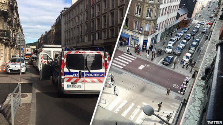 Încă un ATAC SÂNGEROS în Franţa: un mort, mai mulţi răniţi / Foto: Twitter