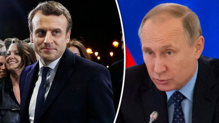 Emmanuel Macron se va întâlni cu Vladimir Putin la sfârşitul lunii mai