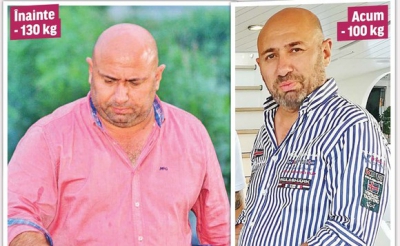 A renunţat la un singur aliment şi a slăbit 30 de kg. Transformarea lui Chef Scărlătescu