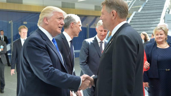 Klaus Iohannis se întâlnește cu Donald Trump. Declarații comune la ora 21.45