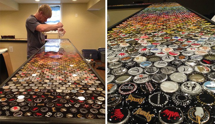 A colecţionat 2530 de capace de bere, timp de 5 ani. Ce a făcut cu ele, SURPRIZĂ imensă pentru copii