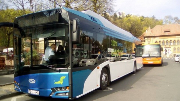 Craiovenii vor circula gratuit, timp de o săptămână, cu un autobuz electric