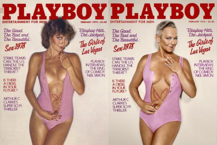 Coperţi Playboy, recreate după 30 de ani - dovada perfectă că frumuseţea nu are vârstă