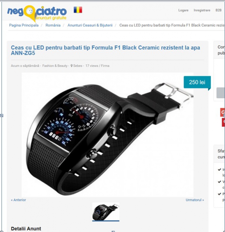 Gafa în ecommerce! Magazinul online Maniamall.ro vinde ceasuri de lux de zece ori mai ieftin