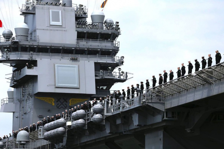 Cum arată cel mai nou și mai scump portavion nuclear, USS Gerald R. Ford. O armă redutabilă
