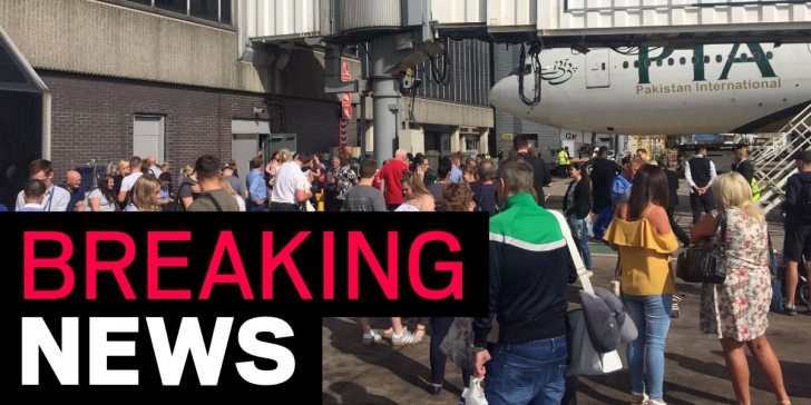 Aeroport evacuat la Manchester