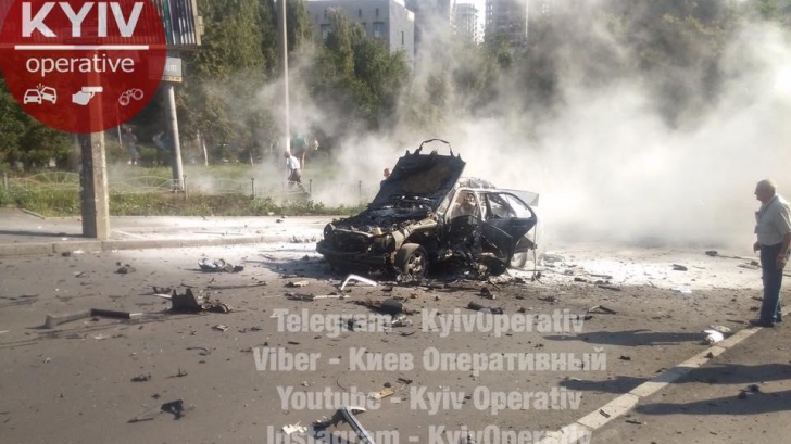 Înalt oficial militar ucrainean, ucis la Kiev într-o explozie a unei mașini capcană