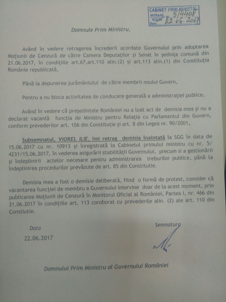 20 de miniștri din Cabinetul Grindeanu și-au retras demisiile! Lista completă