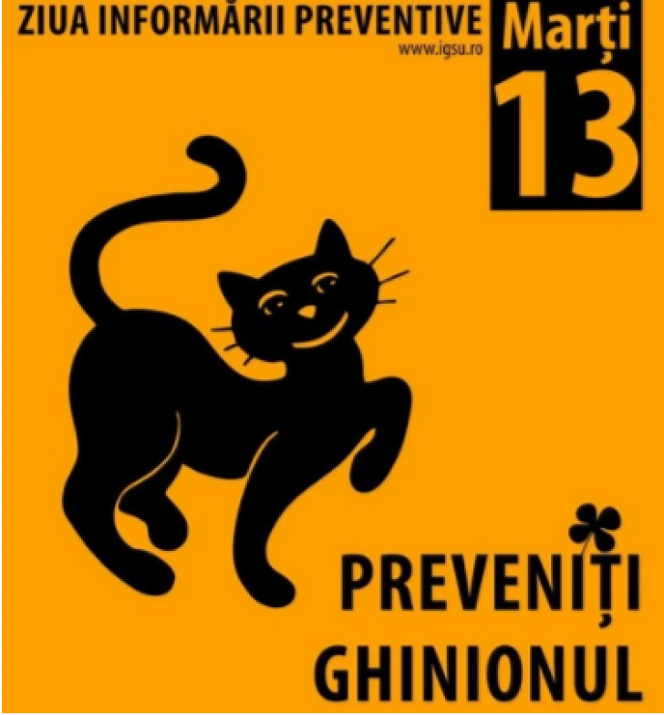 Marți, 13. Preveniți ghinionul!