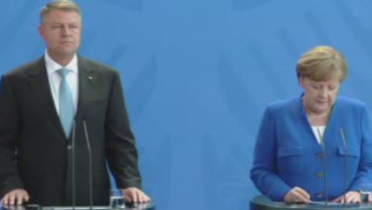 Merkel, după întâlnirea cu Iohannis: Vrem să comunicăm mai strâns, în UE, în planul Apărării 