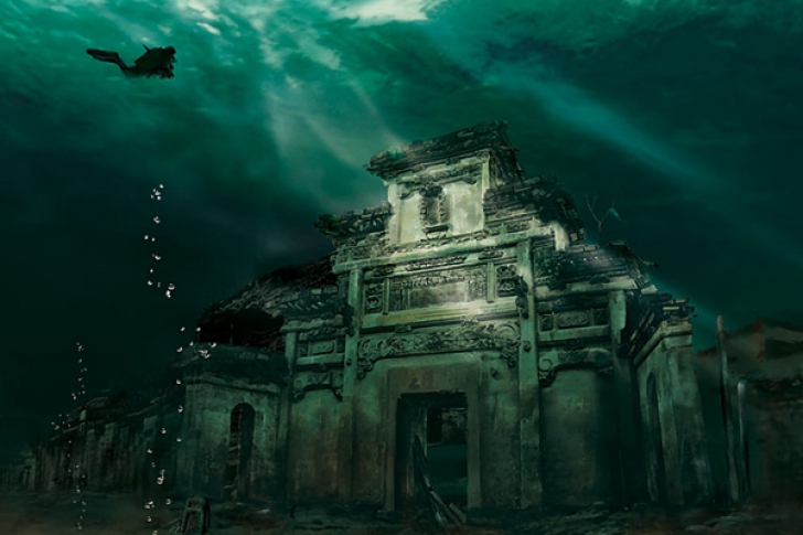 Au descoperit un oraş sub apă, vechi de 1341 ani. Arată UIMITOR. E denumit "Atlantida chineză"