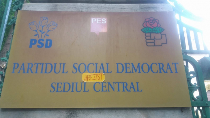 Ce a apărut pe sigla sediului PSD Kiseleff. Mesajul care sperie liderii social-democraţi