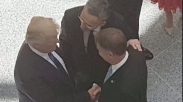 Trump şi Iohannis, la summit-ul NATO