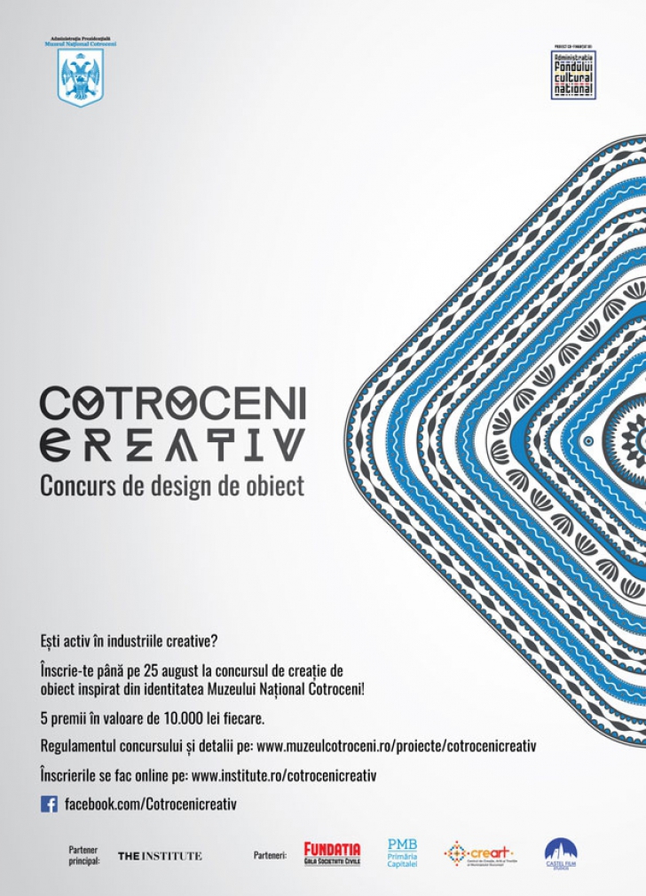 Muzeul Cotroceni lansează un concurs de design de suveniruri. Primăria Capitalei dă premiile 