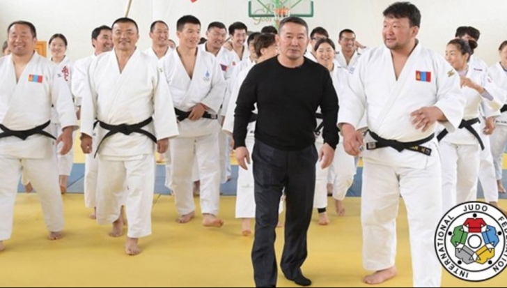 Președintele Federației Internaționale de Judo, felicitări pentru noul președinte al Mongoliei