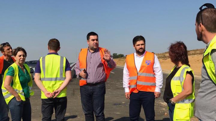 Ministrul Cuc, nemulțumit de lucrările de pe autostrada Lugoj-Deva: Ne rugăm să se lucreze