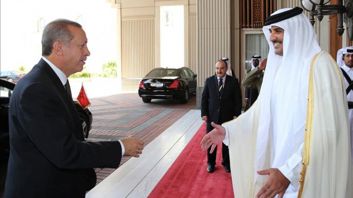 Erdogan a ajuns în Qatar, în cadrul turneului în Golf