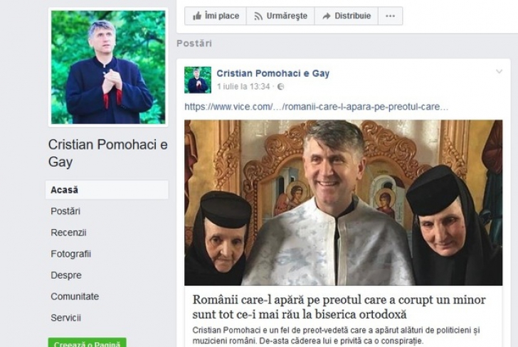 Ce a apărut pe Facebook la Cristian Pomohaci, în urmă cu puţin timp! Este IREAL