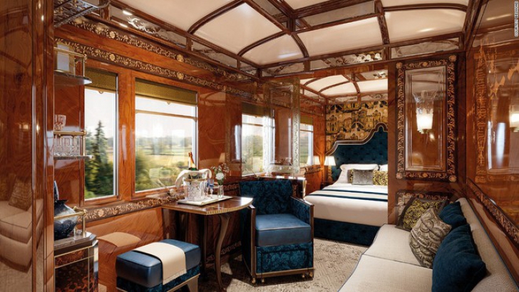 Cum arată interiorul celui mai luxos tren din lume. Un bilet poate ajunge până la 20.000 de dolari