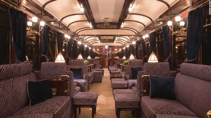 Cum arată interiorul celui mai luxos tren din lume. Un bilet poate ajunge până la 20.000 de dolari