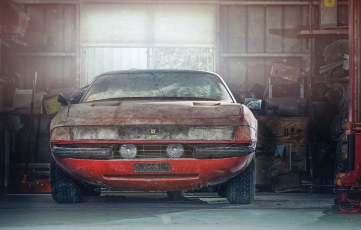 A găsit în garaj un Ferrari unicat din 1969. S-a uitat în el, s-a minunat. Îl vinde cu 2 milioane €