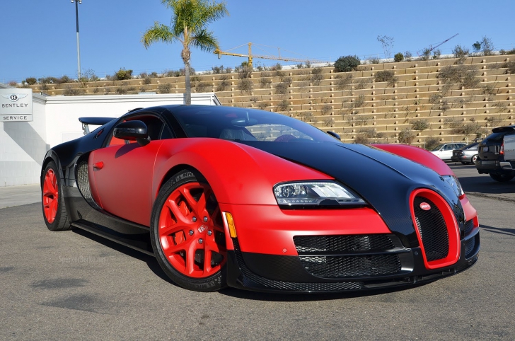 Poliţiştii au văzut pe stradă un Bugatti de 3 milioane$.Au aflat cine-i şoferul, i-au cerut autograf