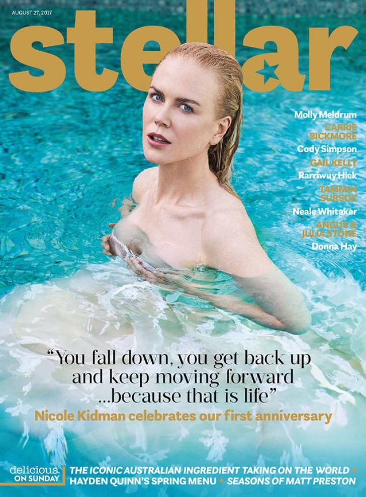 50 e doar un număr! Nicole Kidman a pozat în chip de femeie fatală - GALERIE FOTO