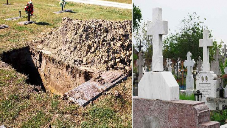 Un bărbat din Prahova s-a sinucis la mormântul soacrei sale