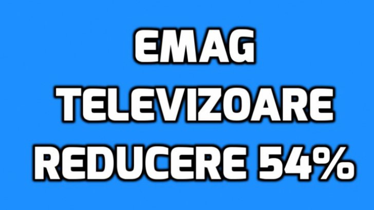 eMAG Stock Busters – Topul televizoarelor cu cele mai mari discounturi