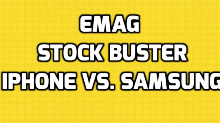 eMAG Stock Busters - Ultimele ore de promotie. Ce oferte bune mai au 50% reducere
