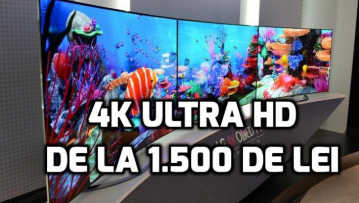eMAG – Televizoarele 4K ULTRA HD, mult ieftinite. Cele mai bune oferte de azi