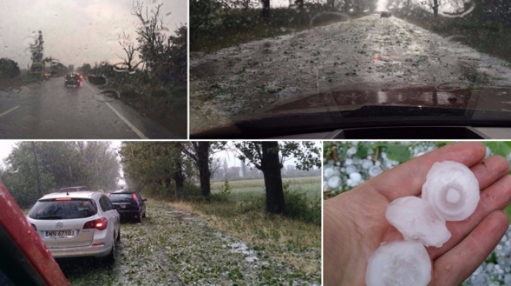 Furtunile au făcut ravagii în ţară: Acoperişuri smulse, copaci puşi la pământ şi drumuri blocate