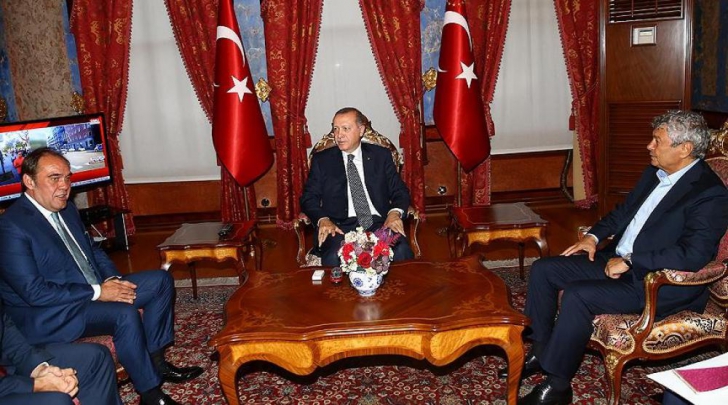 Mircea Lucescu s-a întâlnit cu preşedintele Turciei, Recep Erdogan. Despre ce au discutat cei doi