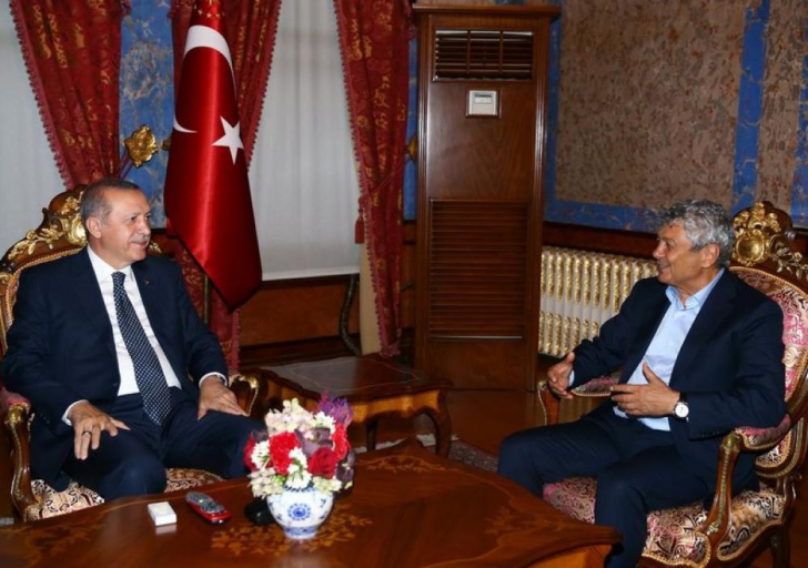 Mircea Lucescu s-a întâlnit cu preşedintele Turciei, Recep Erdogan. Despre ce au discutat cei doi