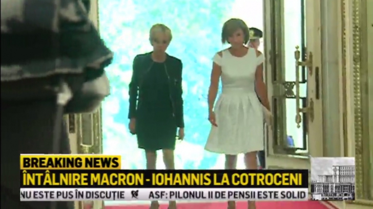 Cum a venit îmbrăcată Brigitte Macron la întâlnirea de la Cotroceni