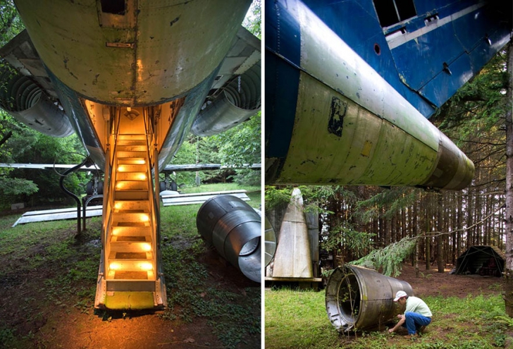 Un american a transformat un avion în casa visurilor sale. Arată senzaţional!