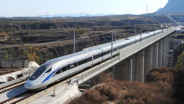 China creşte viteza maximă cu care vor merge trenurile: 1.300 km se vor parcurge în 4,5 ore