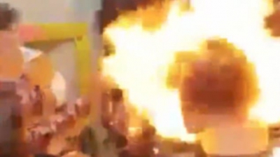 Clipe de coșmar la aniversarea unei fetițe! A fost cuprinsă de flăcări sub ochii invitaților