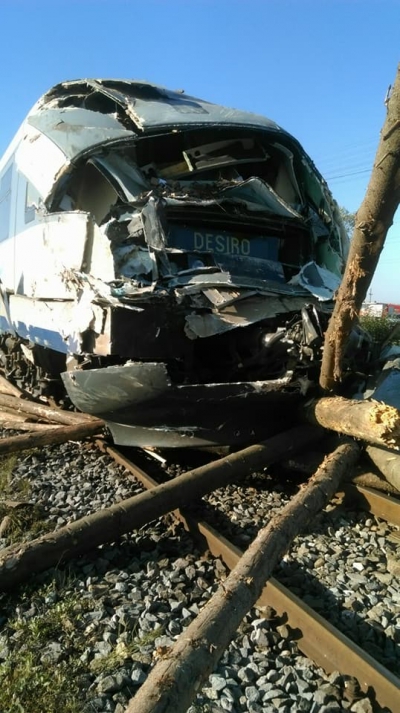 Accident tren în Reghin