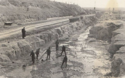 Imagini rare de la canalul Dunăre-Marea Neagră, inaugurat de Nicolae Ceaușescu | FOTO