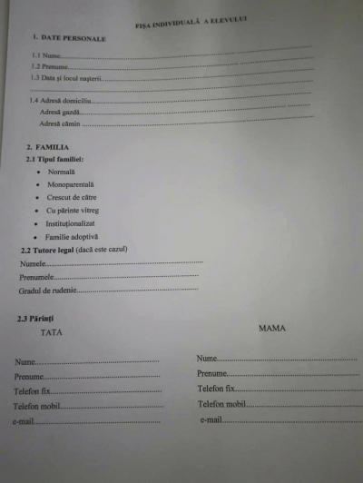 FIŞA ELEVULUI a inflamat internetul. Ce i-a scos din sărite pe internauţi: "Absolut ruşinos"