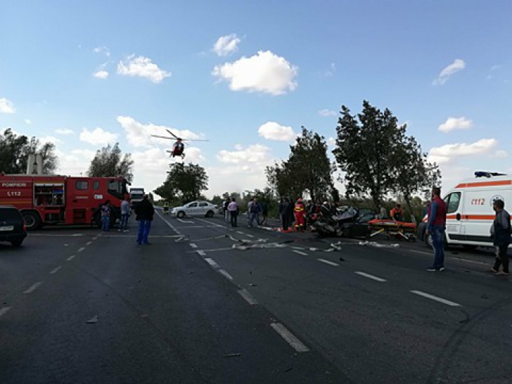 Accident cumplit la Constanța. Impact între un autobuz și un autoturism: 3 morți, mai mulți răniți 