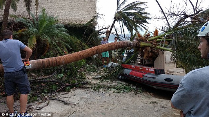 Paradisul DISTRUS. Richard Branson a arătat ce a mai rămas din insula sa, după Uraganul Irma