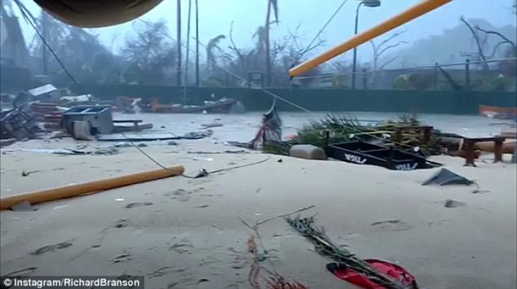 Paradisul DISTRUS. Richard Branson a arătat ce a mai rămas din insula sa, după Uraganul Irma