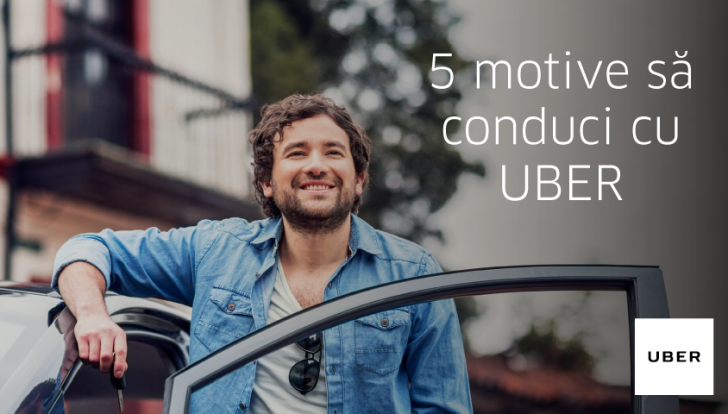 Câștigă bani în timpul liber: 5 motive să conduci cu UBER (P)